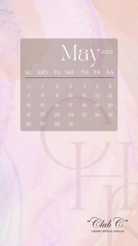 カレンダー5月 -May-